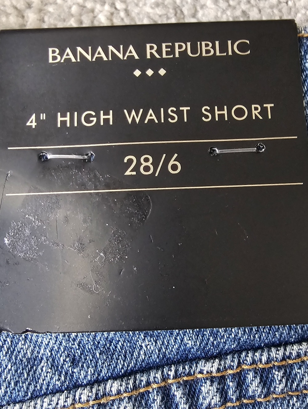 Banana Republic High Waist Button Fly Jean Shorts - Picture 6 of 9